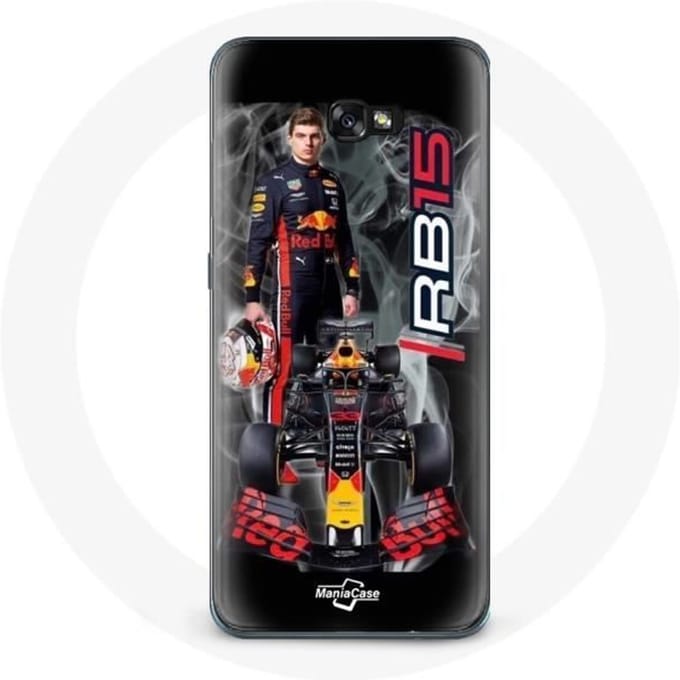 Case voor Samsung Galaxy A3 2016 Formule 1 Max Verstappen F1 Driver Red Bull 15