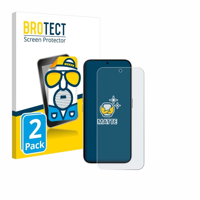 BROTECT - Screenprotector voor Nothing Phone (2a) - Folie Beschermfolie matte 2 Stuks