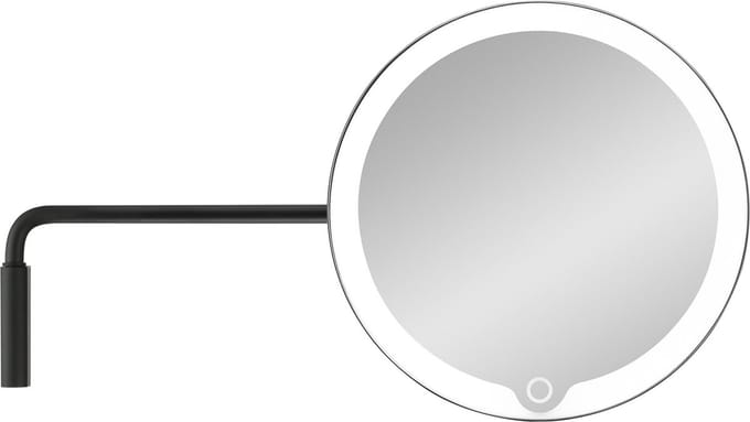 Modo Led Make Up Spiegel Wand Black | Zwart | Staal