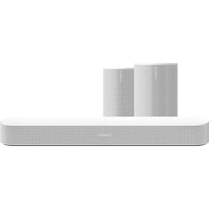 Sonos Beam Gen2 Wit + Era 100 SL Duopack Wit
