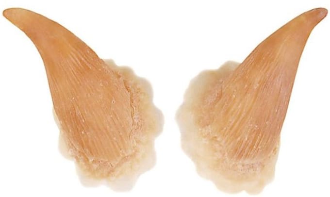 Latex prothese - Hoorns - Duivel - 702 - 1 Paar Hoorns