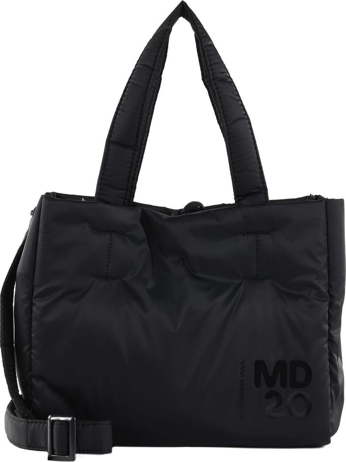 MANDARINA DUCK Schoudertas Handtas MD20 Balloon Tote Black Zwart