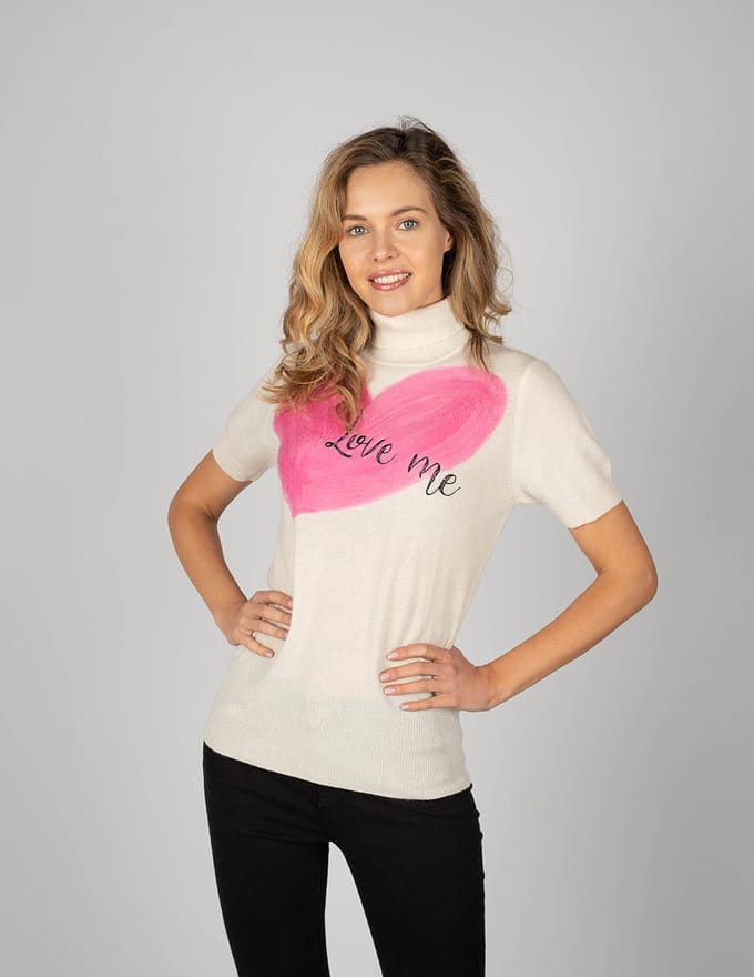Trussardi Jeans T-Shirt Vrouw beige