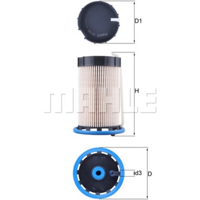 Brandstoffilter KNECHT KX 592