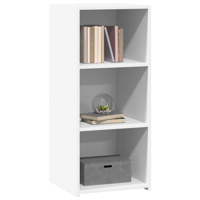 vidaXL - Dressoir - 40x41x93 - cm - bewerkt - hout - wit