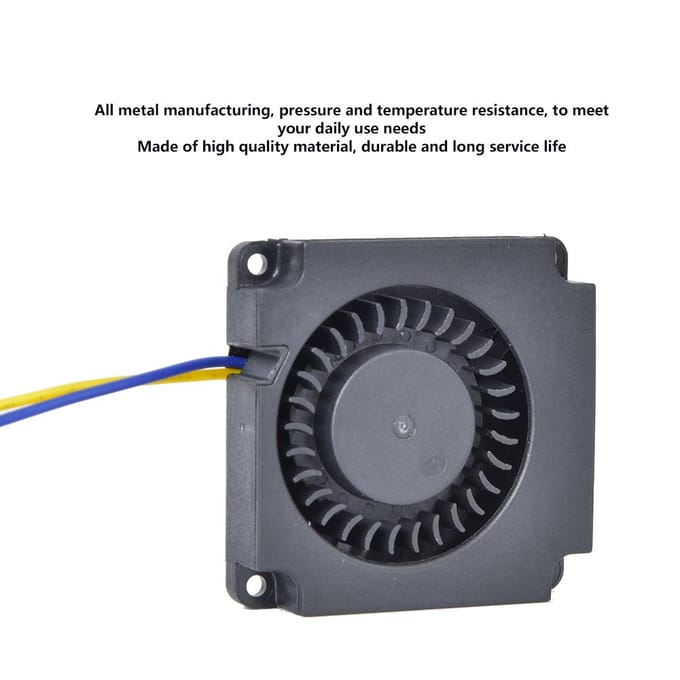 2 Pcs Ventilateur Souffleur de Refroidissement KOONOVO Tout Métal Accessoires Imprimante 3D pour ENDER3Ender3 pro yellow
