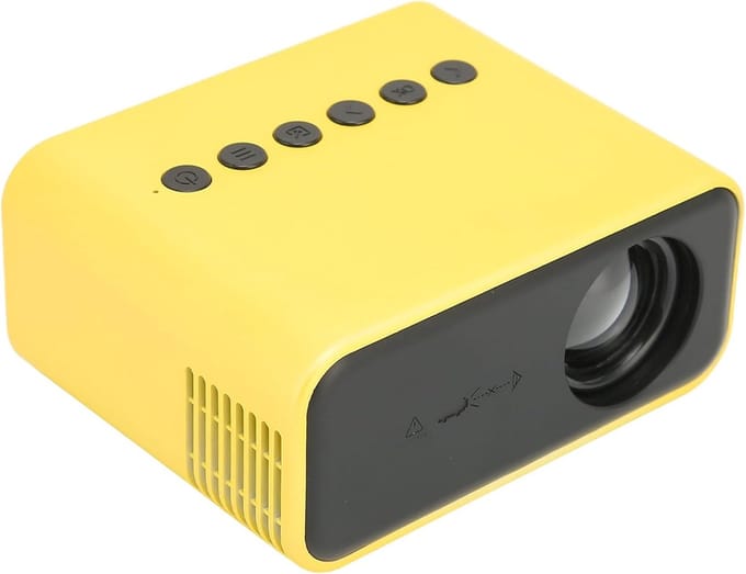 Mini Projector - Draagbare Beamer - Thuisbioscoop Creëren - Ingebouwde Speaker - Tot 60 Inch - Wit