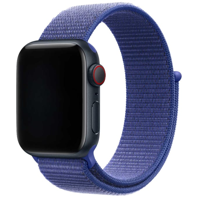 2+1 | Apple Watch Bandje Flyne - Geweven - Nylon - Ultramarijn
