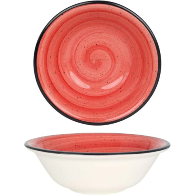 Bonna Kommetje - Aura Passion - Porselein - 16 cm (400 cc) - set van 6