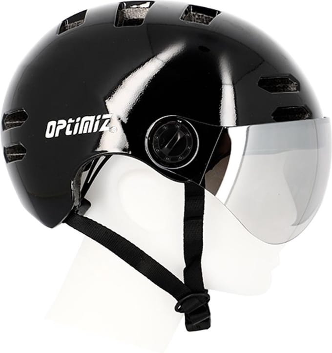 Optimiz - Fietshelm met vizier - elektrische fiets - EN 1078 - L (59-61cm)