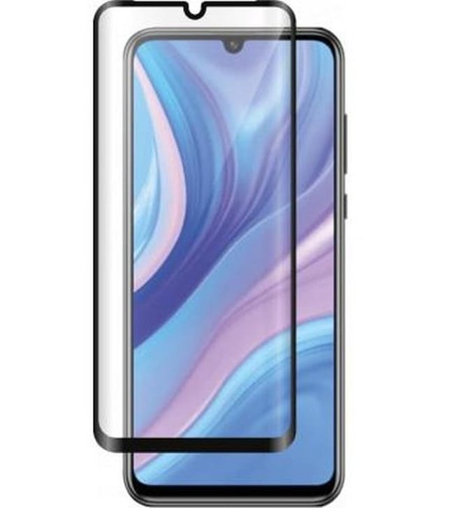 Bigben Connected, Screenprotector geschikt voor Huawei P Smart S - Anti-Fingerprint 2.5D, Transparant zwart