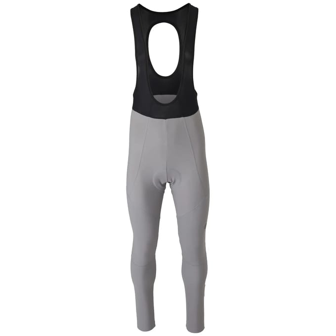 AGU Prime - Bibtight - Heren Fietsbroek - Winter - Winddicht - Met Zeem - Reflecterend - Grijs - XXXL