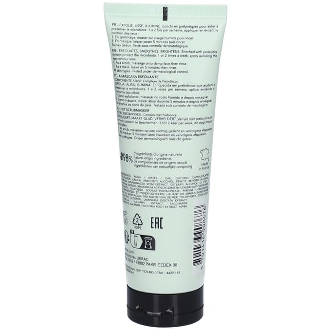 Verlichtend Masker Lierac Supra-Radiance Scrub 75 ml