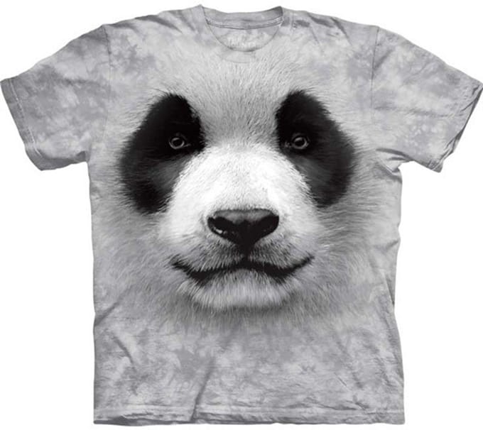 T-shirt Big Face Panda M