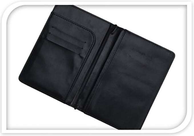 Paspoorthouder - leder look - 10x15cm