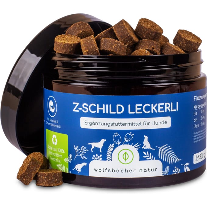 300g Wolfsbacher natuurlijke Z-schild hondensnacks