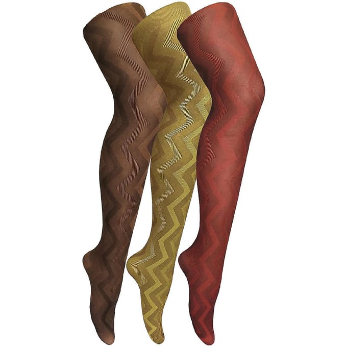 3-Pak Dames 80 Denier Panty’s | Zachte Patroon Panty’s