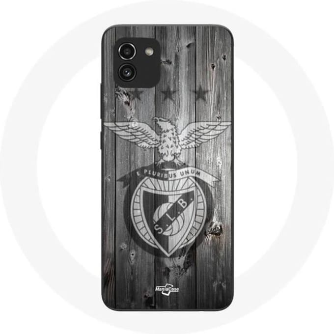 Coque maniacase pour Samsung Galaxy A03 slb benfica fond gris