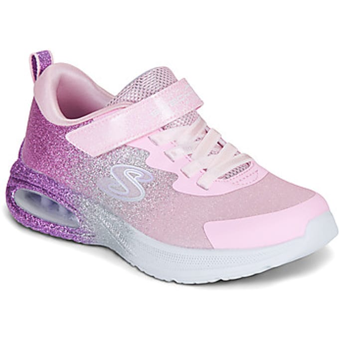 Skechers Meisjes Microspec Max Advance Glitz Gala Sneakers Roze
