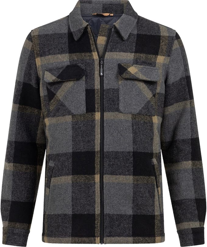 Blouse Bello zwart ruit flannel gevoerd - Life Line - maat L