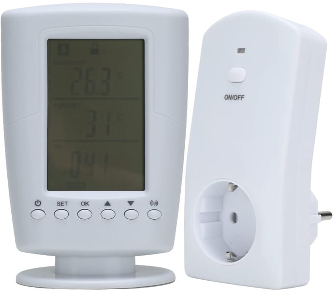 Dailygoods - Draadloze Digitale Thermostaat met Programmeerfunctie