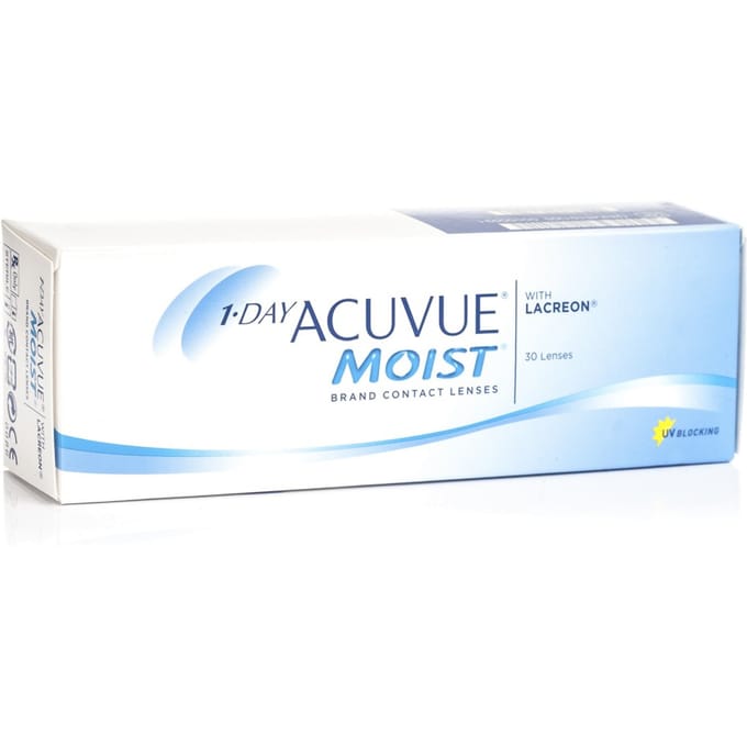 +0,50  - 1-DAY ACUVUE MOIST   -  30 pack  -  Daglenzen   -  Contactlenzen