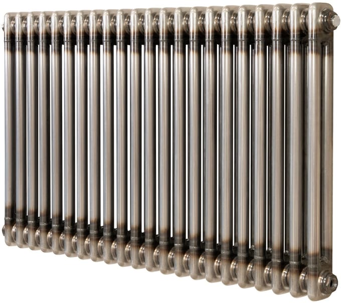 Traditionele radiator - 2-kolom - 600x1010 mm - ruw metaal