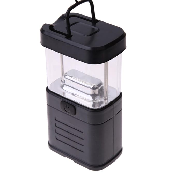 Super heldere 11 LED-lamp, draagbare energiebesparende kampeer- en visbivaklamp, handige haak gray