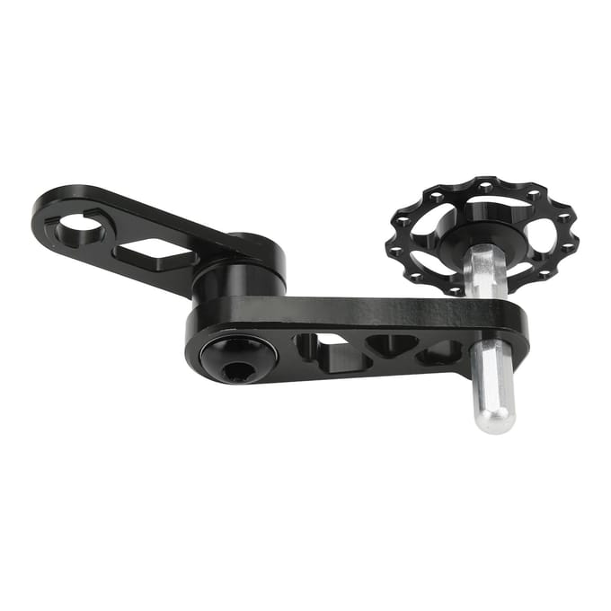 Single Speed Kettingspanner Aluminiumlegering Vouwfiets Kettingstabilisator Fietskettingspanner voor black