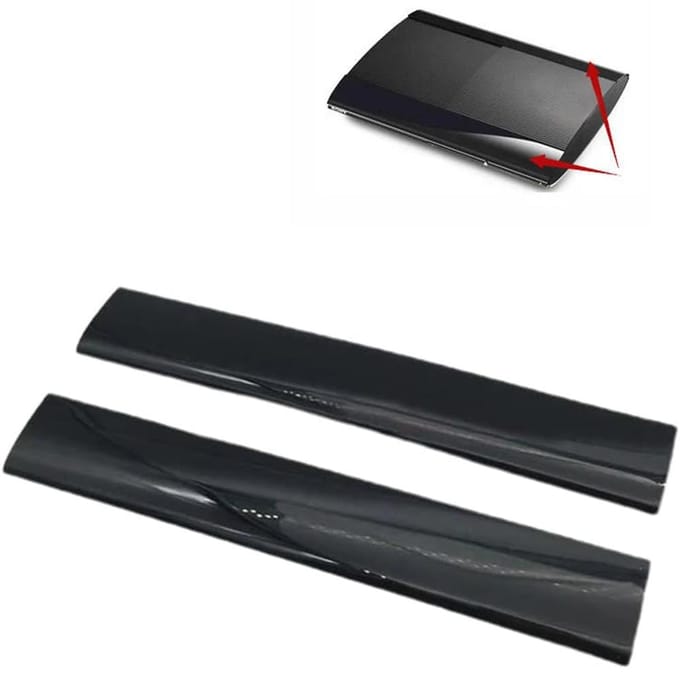 Vervanging van de linker en rechter frontplaatafdekking voor PS3 Slim 4000 black