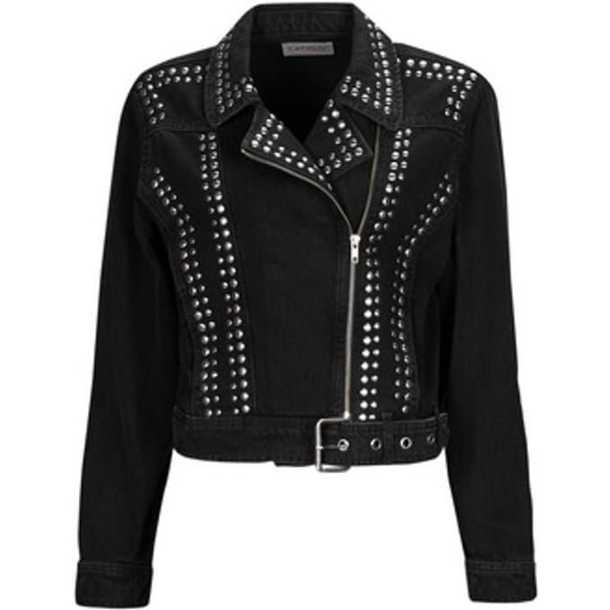 Only  Leren Jas ONLGILLA LS STUD DNM BIKER JACKET CRO