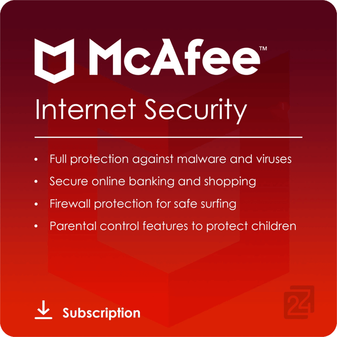 McAfee Internet Security onbeperkt Apparaten