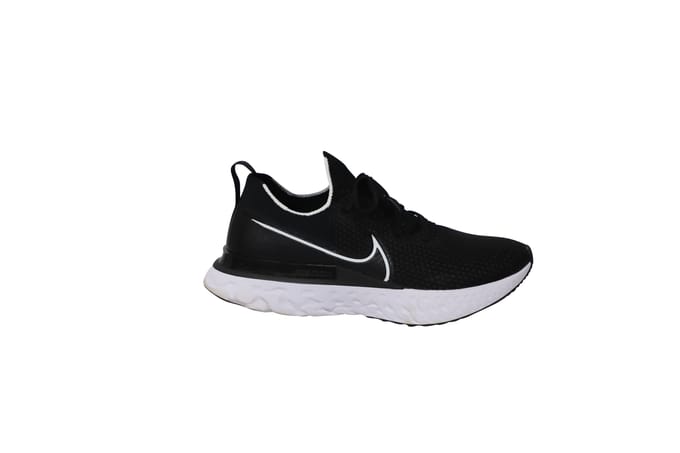 React Infinity Run Flyknit 2 in Zwart en Wit Rubber