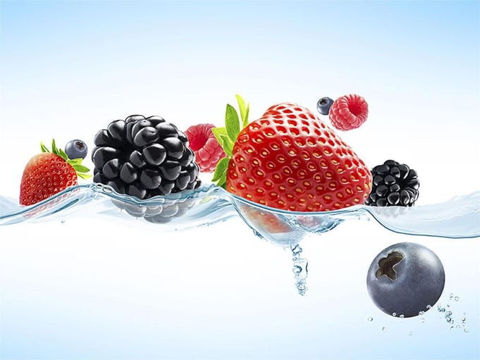 TMK ArtDeko - Snijplank Glas - 40x30cm - Fruit Design - Hittebestendig