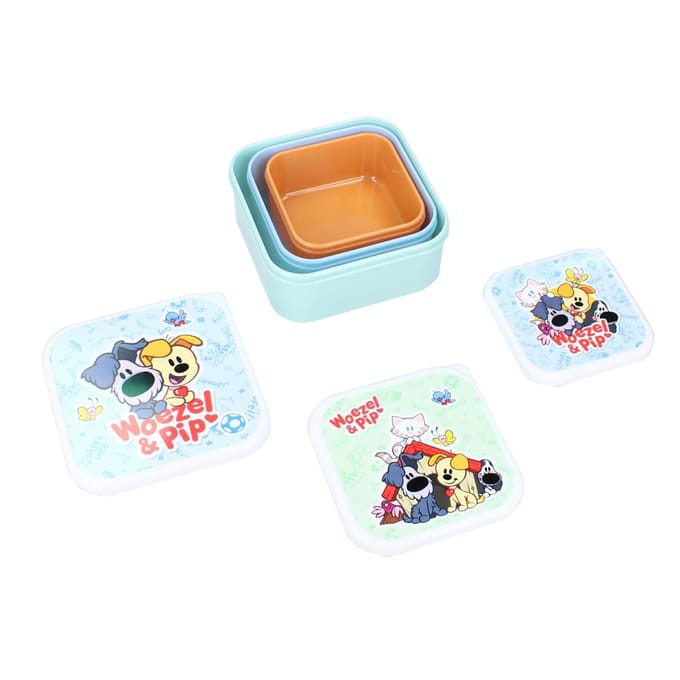 Vadobag Woezel & Pip - Snackbox en Fruitdoos - 3in1