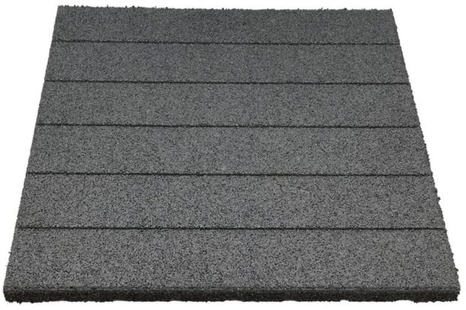 IVOL Rubber tegel / terrastegel - 25 mm - 50 x 50 cm - Grijs