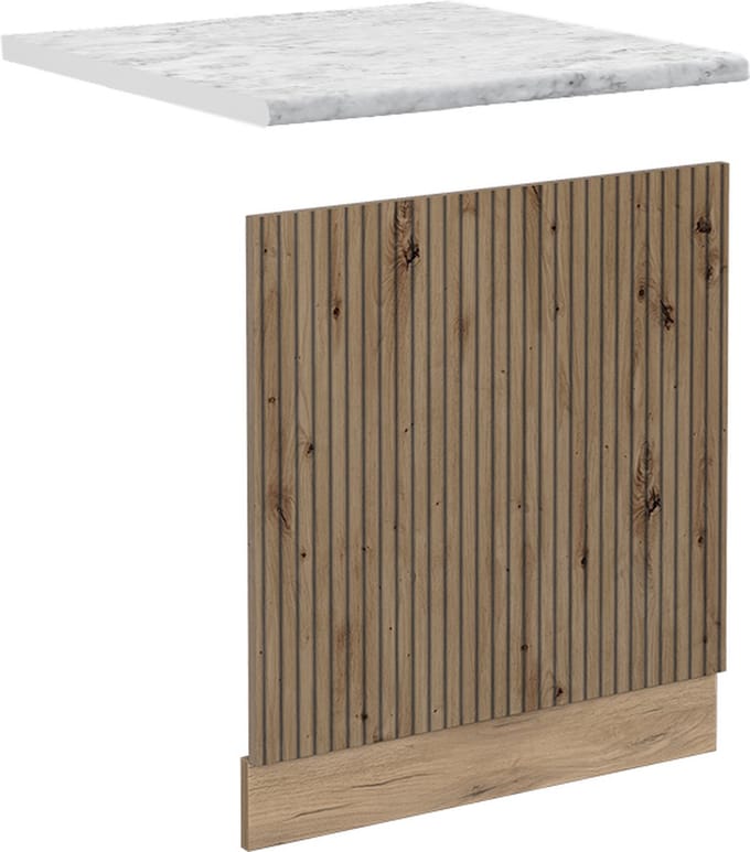 Vicco R-Line Frontpaneel – 60 cm, WB Marmer Artisanaal eiken