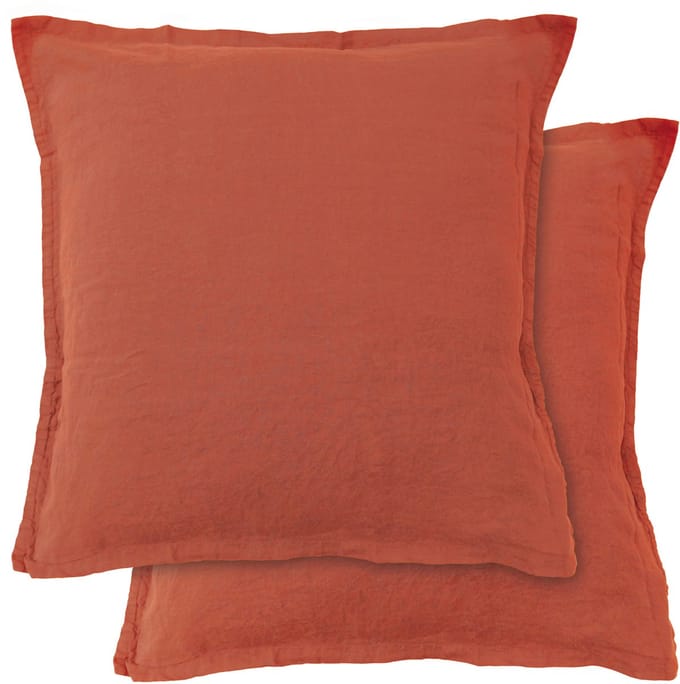 Matt & Rose Set Kussenslopen Sienne - (2x) 65 x 65 cm - 100% Linnen