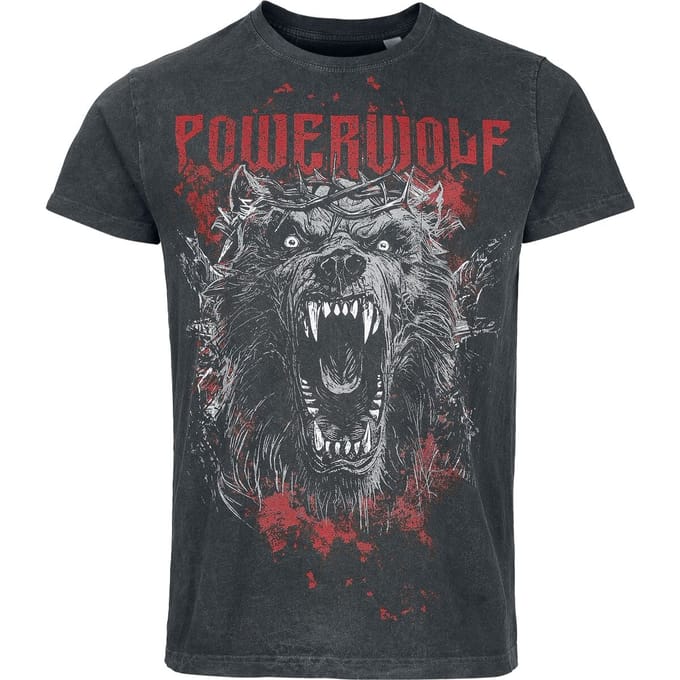 Powerwolf Chaos Heren T-shirt - donkergrijs - M
