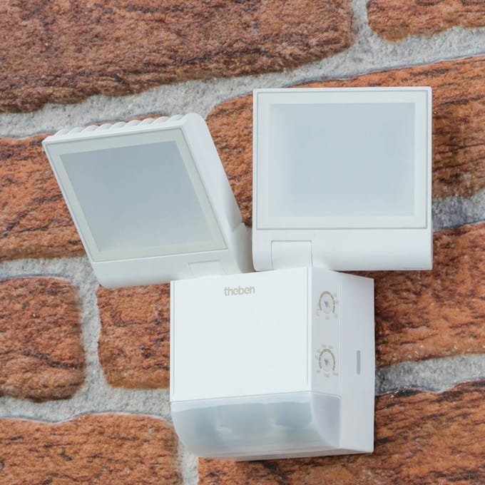 Theben TheLeda S17-100 WH - Slimme beveiligingsverlichting met bewegingssensor