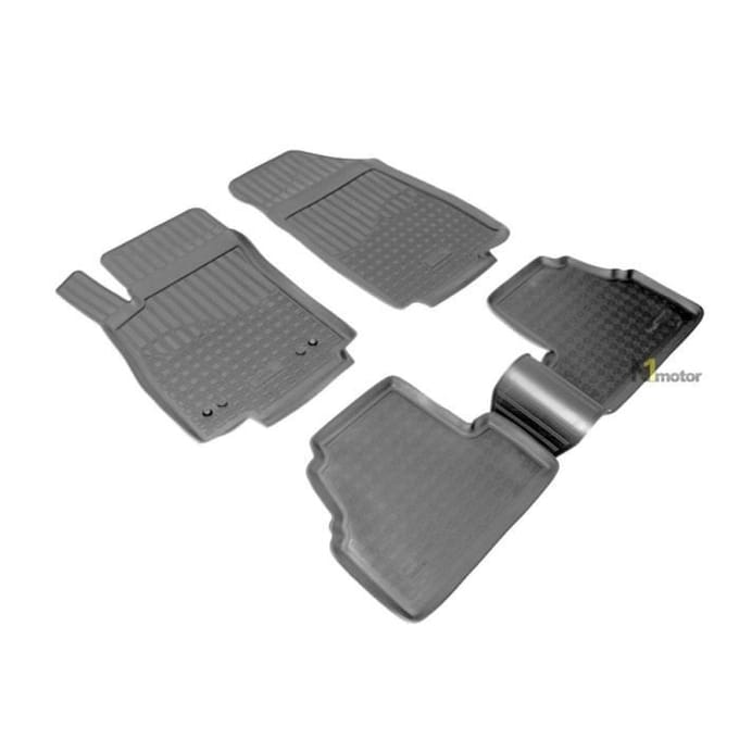 NORM Liners | Tapis en Caoutchouc TPE Tous Temps + Kit Bac de Coffre Pour Opel Mokka / Mokka X Ab 2012 zwart
