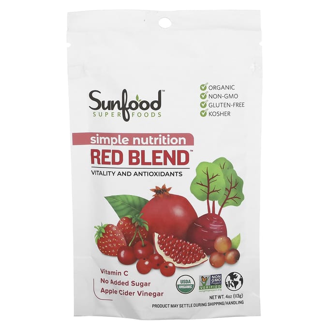 Sunfood, Nutrition Simple, Mélange Rouge, 4 oz (113g)