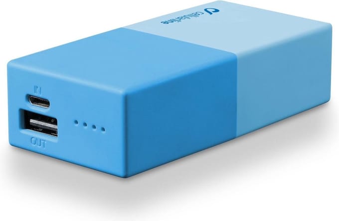 Cellularline Powerbank Li-ion 5000 mAh FREEPSMART5000B
