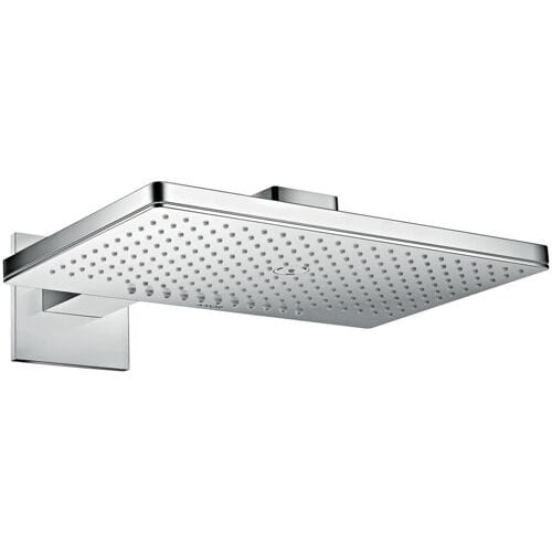 AXOR ShowerSolutions overhead shower 460 / 300 2jet with shower arm and square rosette 35280000