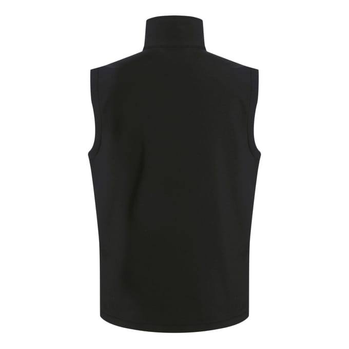 Regatta Heren Navigate Softshell 2-laags bodywarmer (Zwart/Seal Grijs)