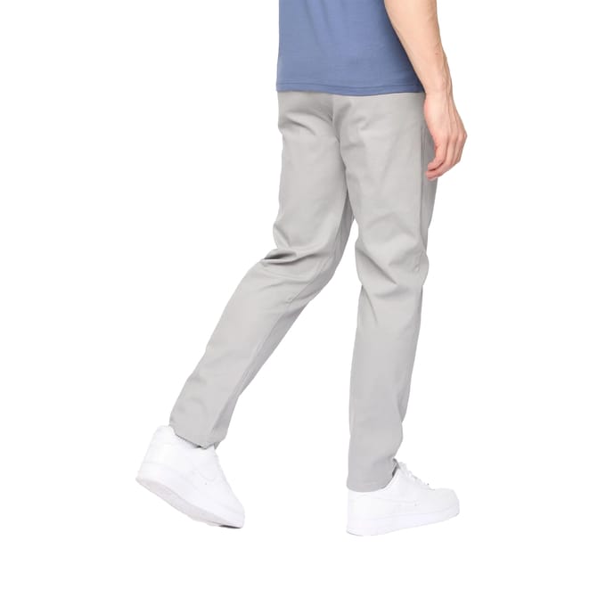 Crosshatch Heren Roysden Chinos (Lichtgrijs)