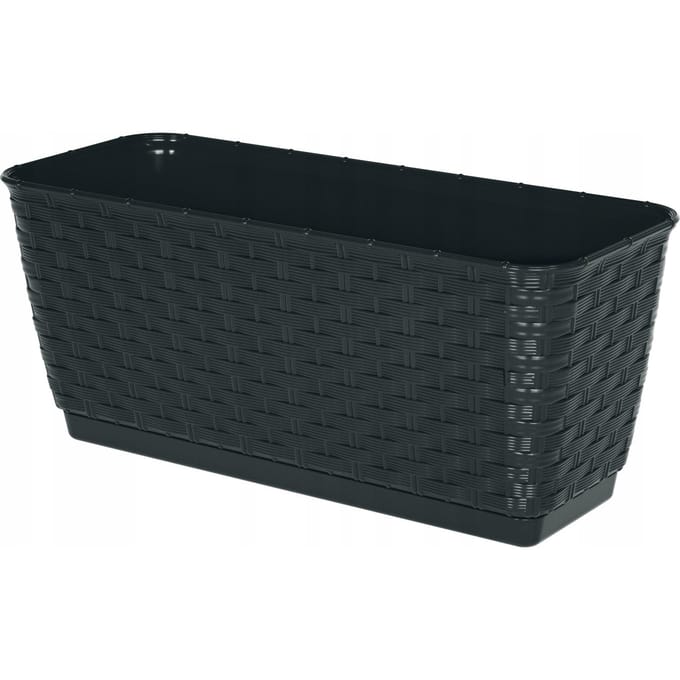 Bloempot Bloembak Ratolla P 49x17x17cm ANTRACIET Prosperplast