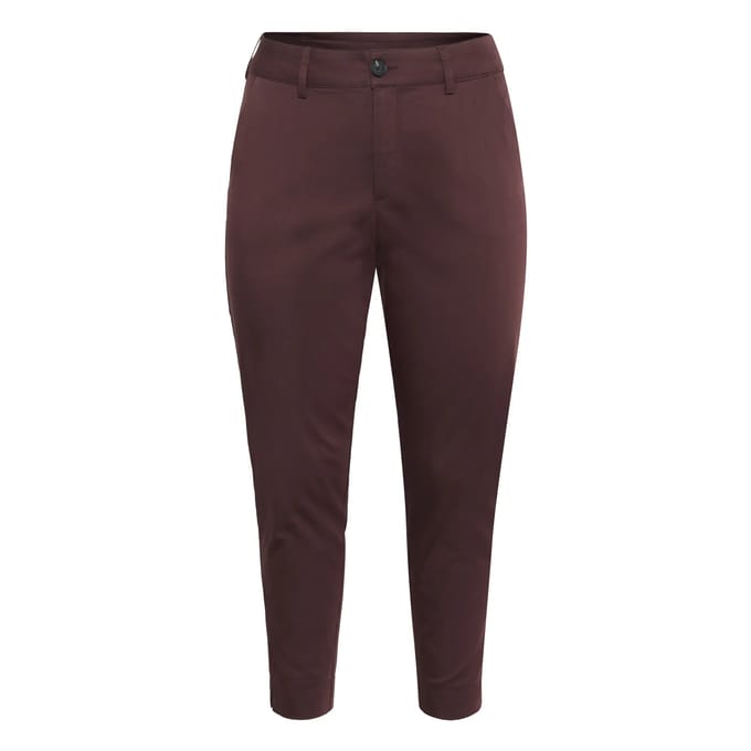 Damesbroek 7/8 chino KAFFE Curve KCLeana