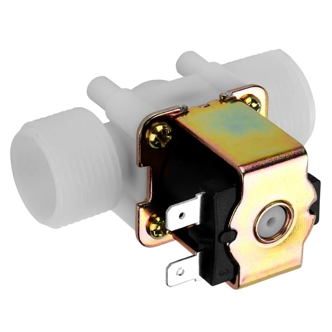 DC 12V DN20 G3/4 Plastic Elektromagnetische Klep Normaal Gesloten Waterinlaat Schakelaar
