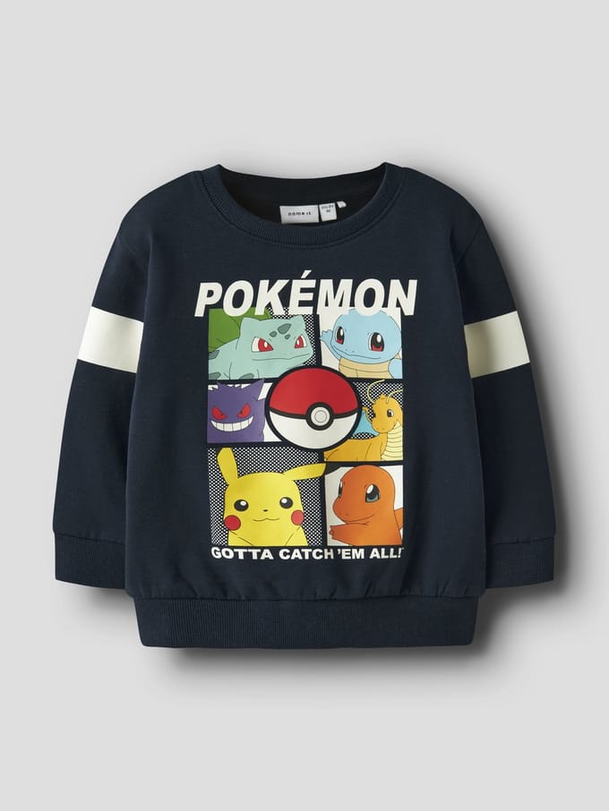 NAME IT - NMMJUSSY POKEMON NREG SWEAT BRU NOOS SKY - Jongens - Sweaters